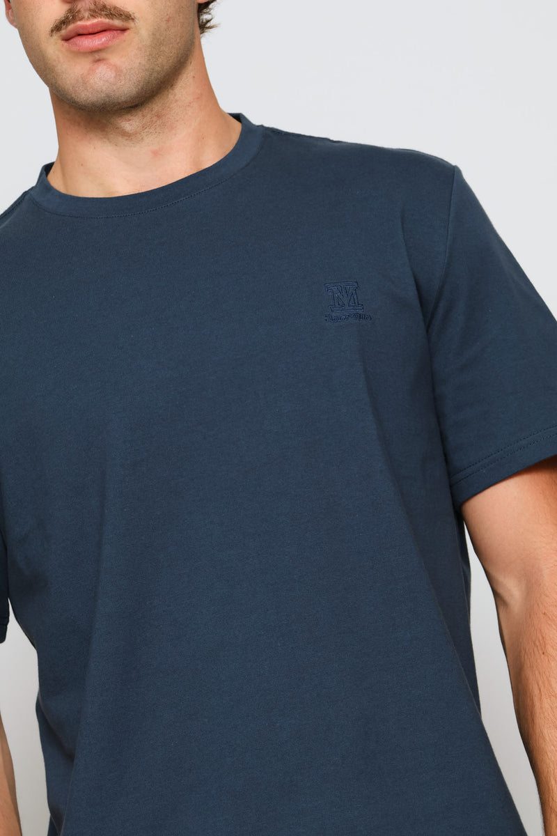 Heavy Weight Crew Neck Tee - Airforce