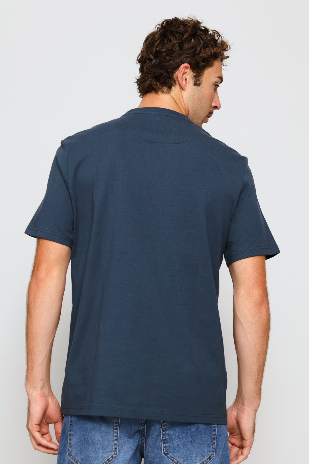 Heavy Weight Crew Neck Tee - Airforce