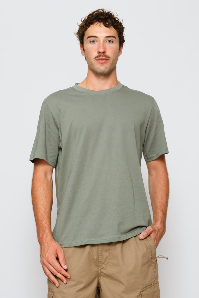 Plain Crew Tee - Sage