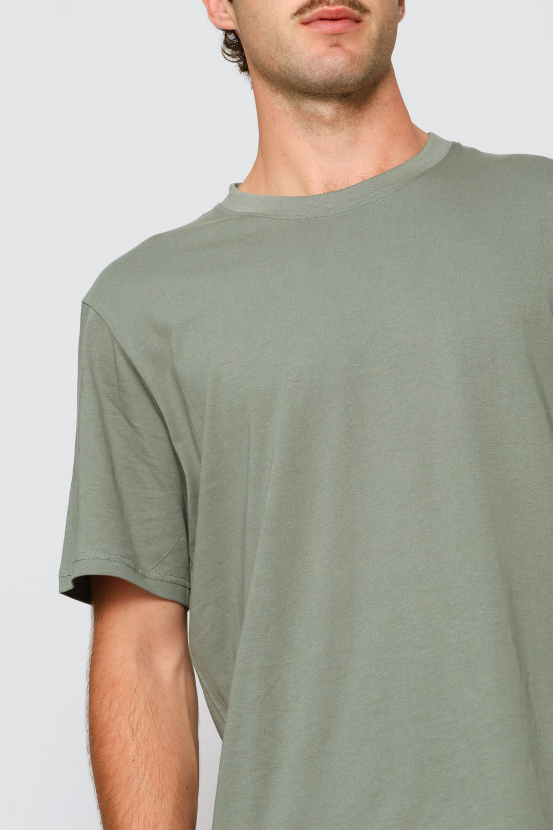 Plain Crew Tee - Sage