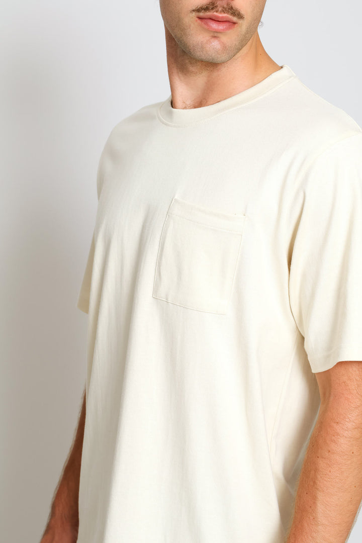 Heavy Weight Pocket Tee - Ecru