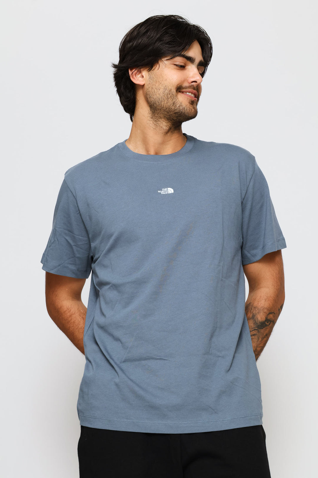 Essential Centre Logo Tee - Blue