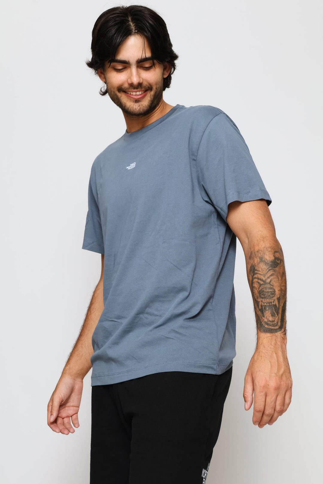 Essential Centre Logo Tee - Blue