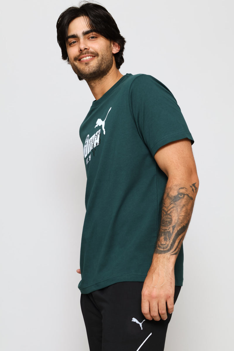 Ball Kick Logo Tee - Green