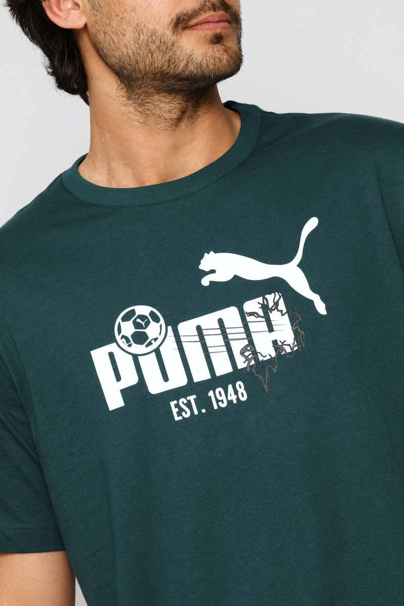 Ball Kick Logo Tee - Green