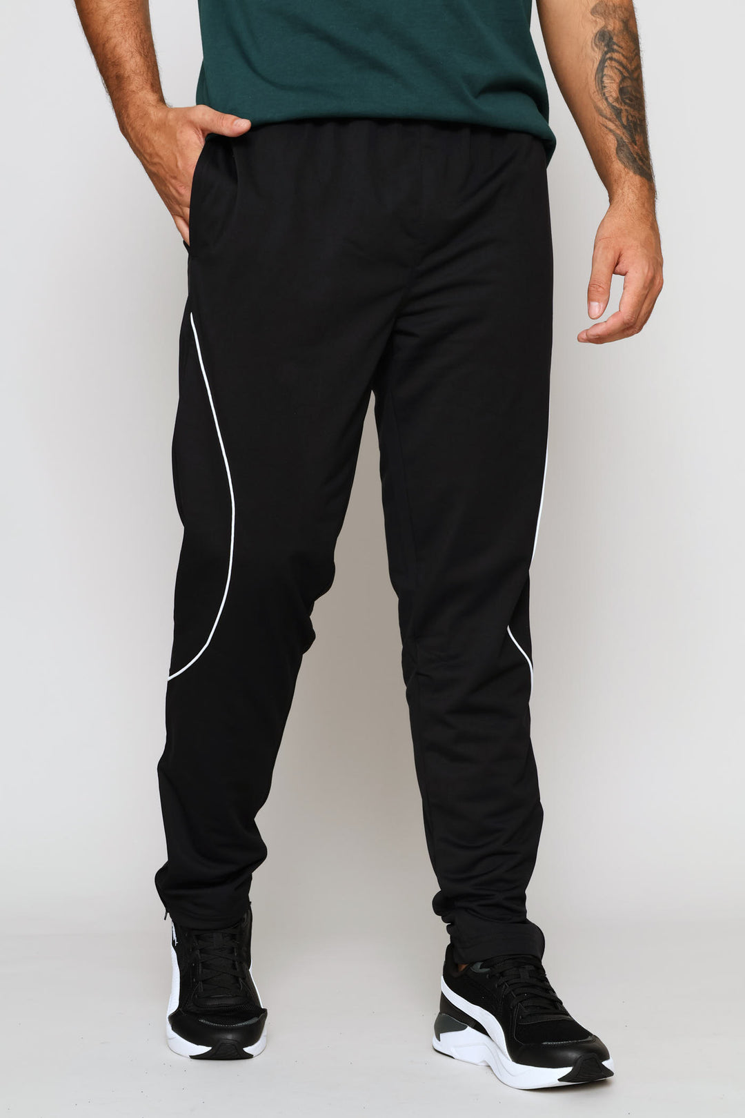 Essential Tricot Slim Pants - Black