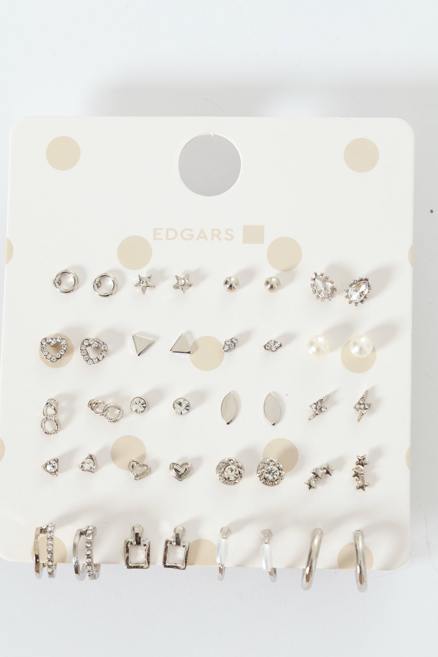 Pre-Girls Pre-Girls 20 Pack Earings - Silver – Edgars