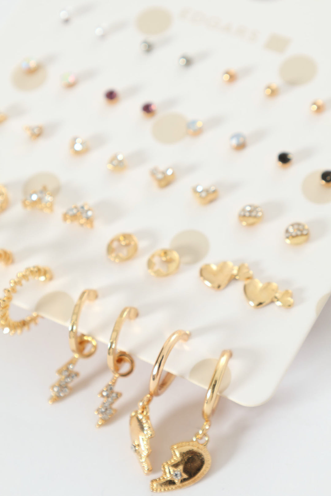 Pre-Girls 20 Pack Earings - Gold