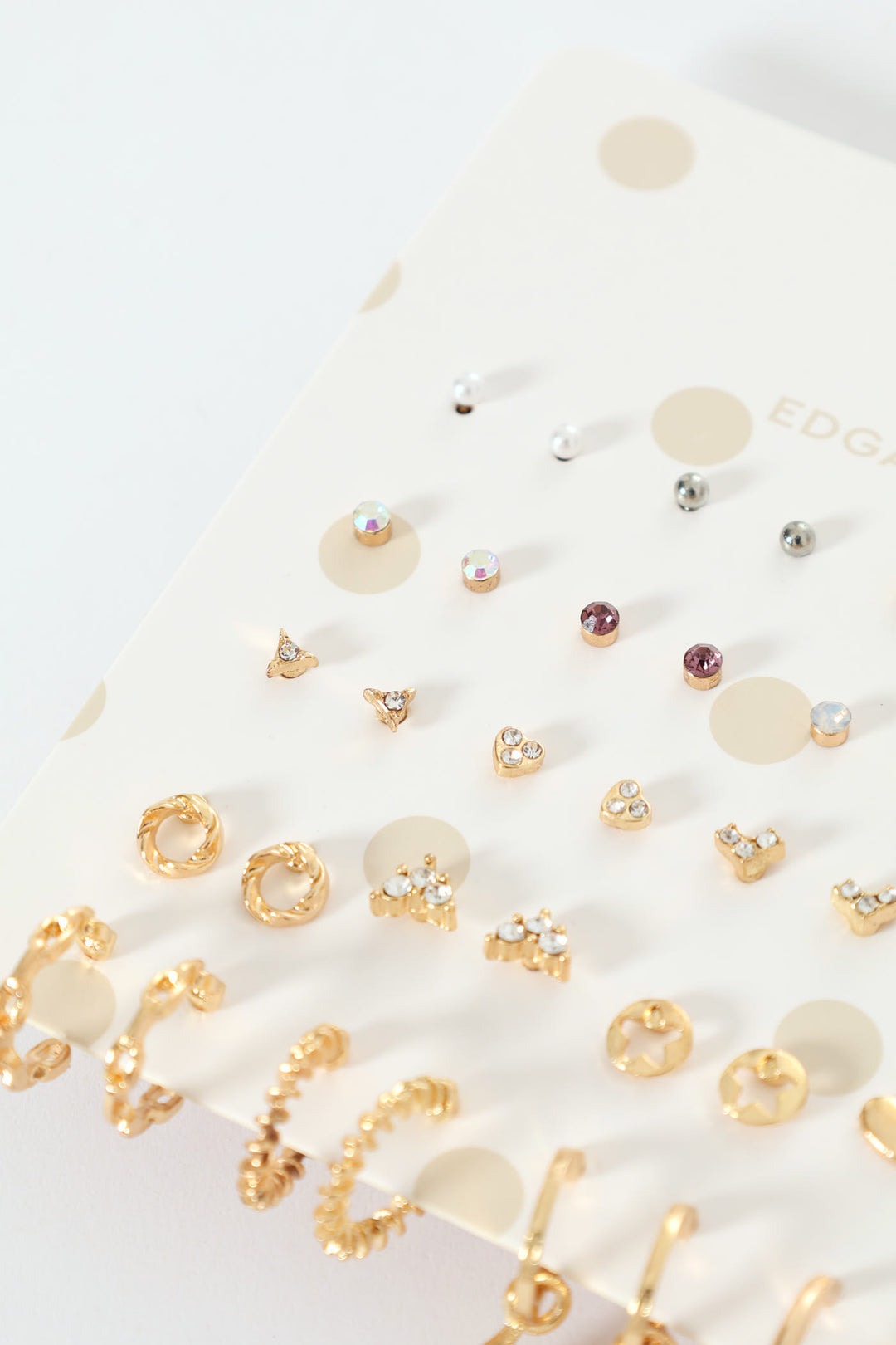 Pre-Girls 20 Pack Earings - Gold