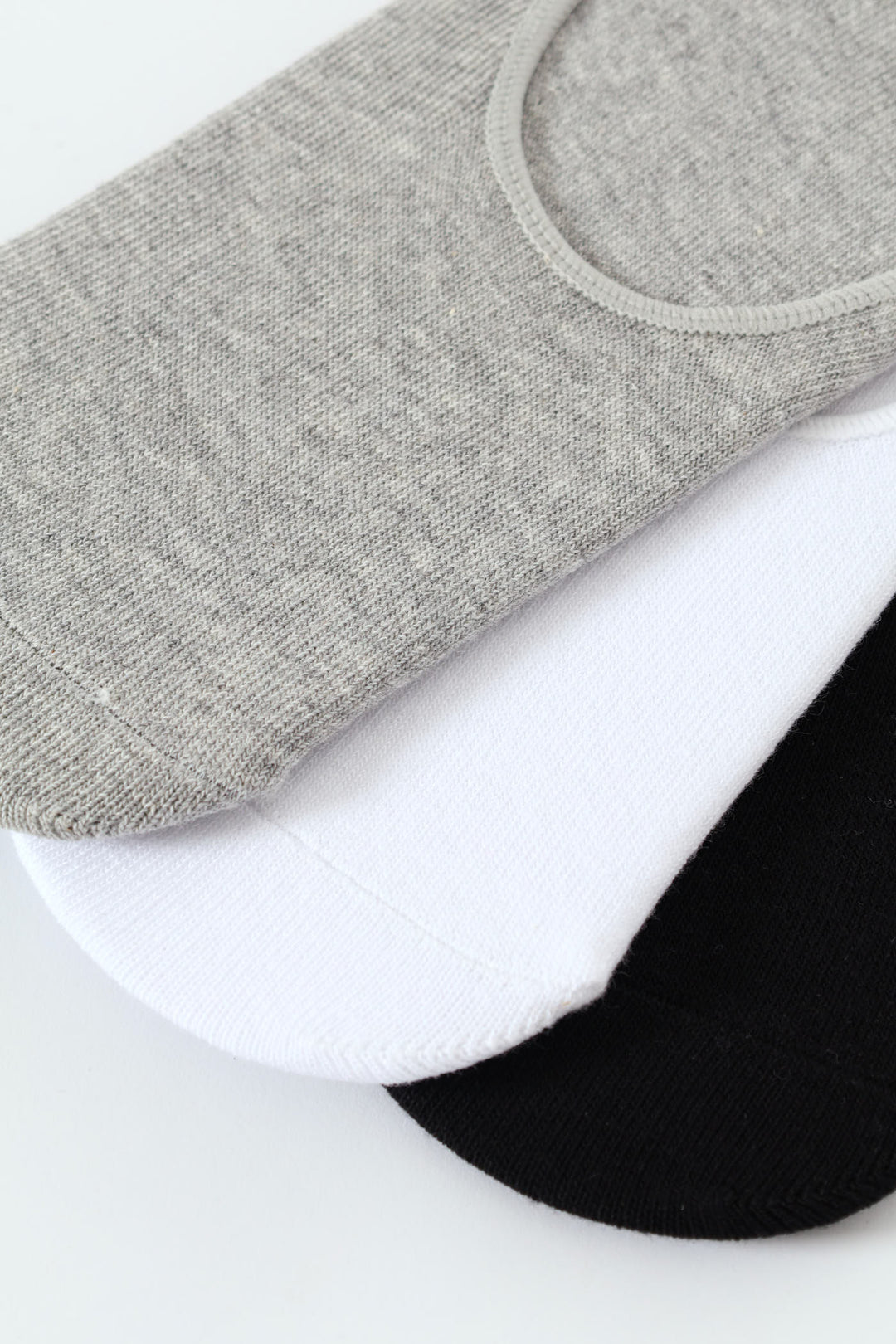 3 Pack Secret Socks - Black/White/Grey