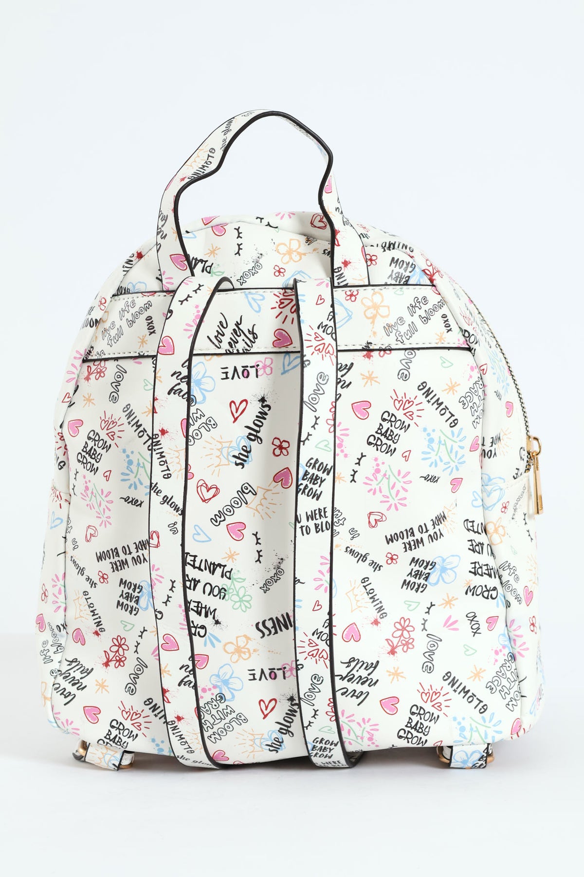Ladies Graffiti Printed Backpack