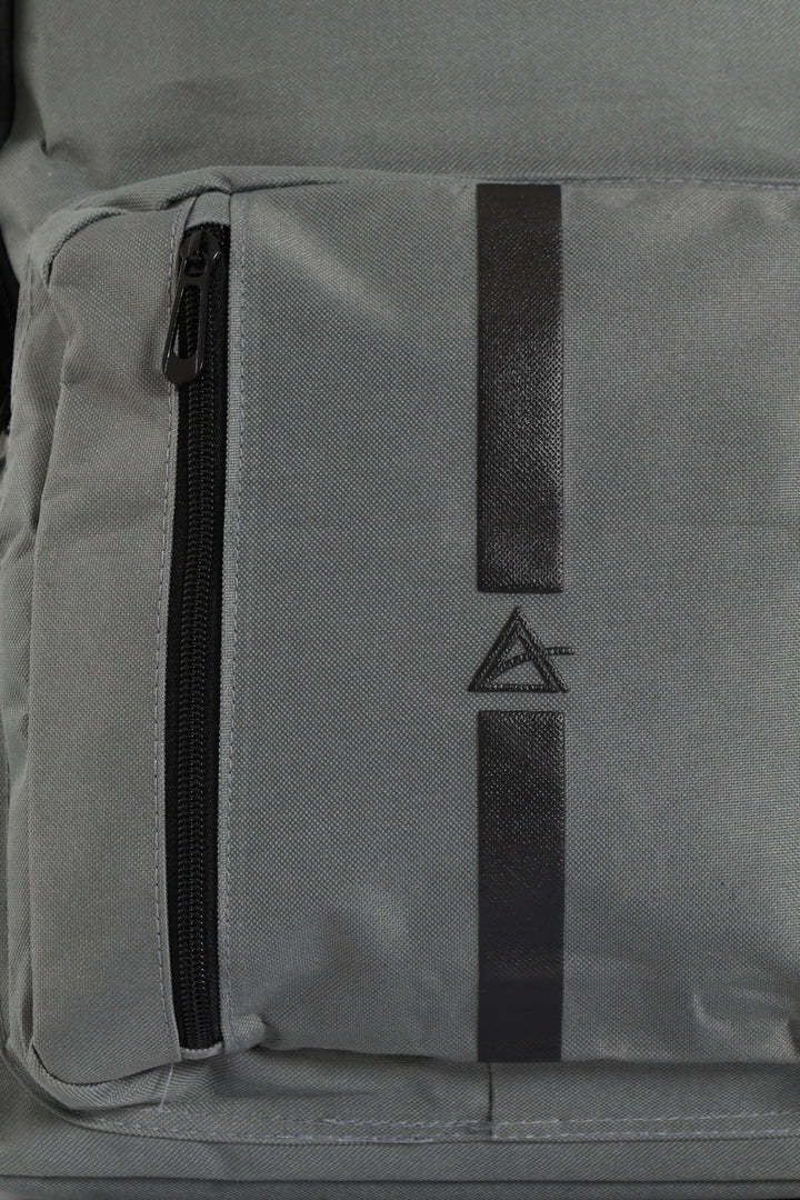 Front Stripe Backpack - Charcoal