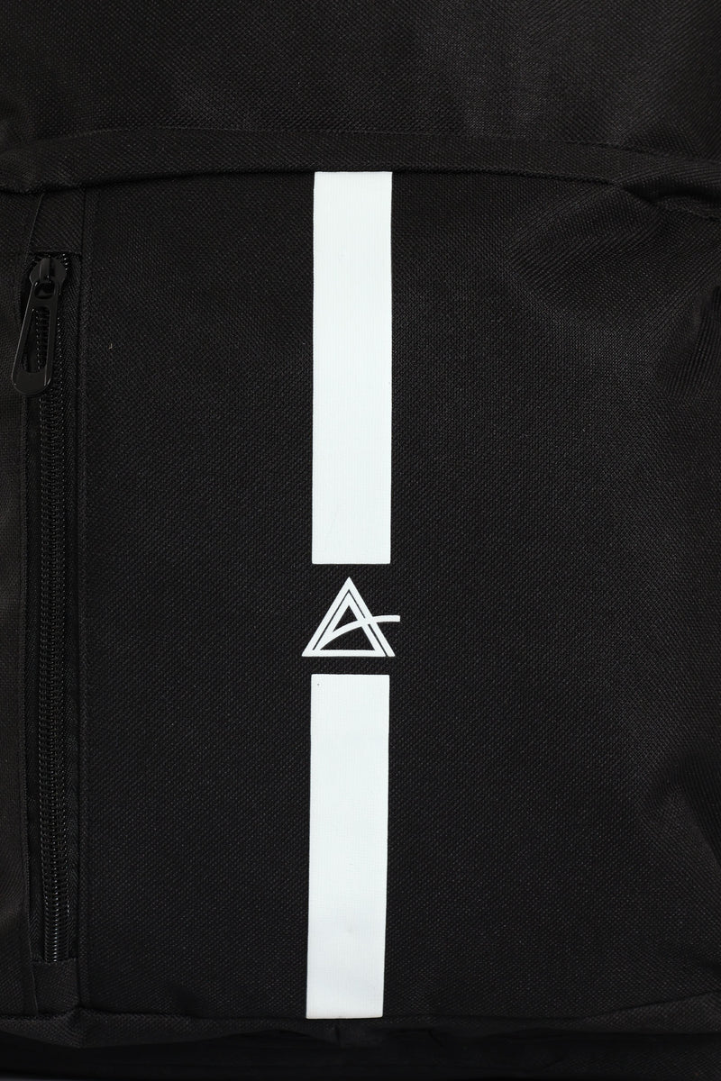 Front Stripe Backpack - Black