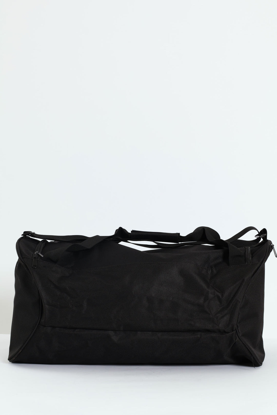 Rubber Branding Duffel Bag - Black