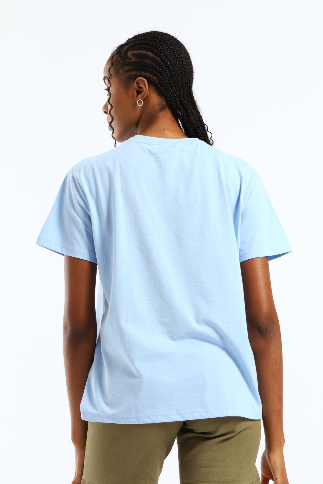 Foil Bandana & Shades Tee - Sky Blue