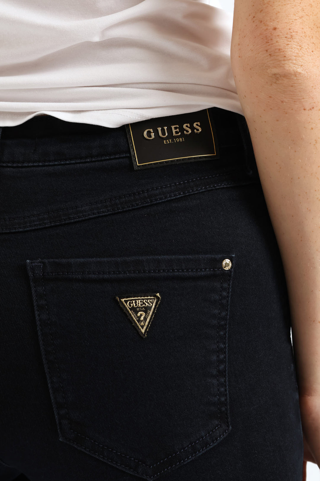 1981 High Rise Skinny Jean - Blue/Black