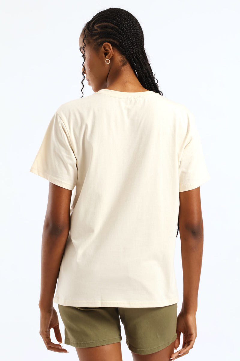 Cute Dog Foil Tee - Fawn