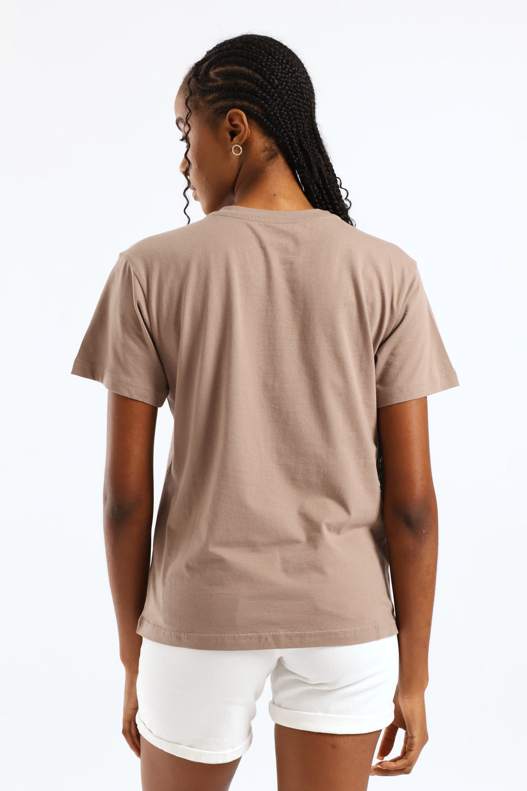 Bouquet & Boots Tee - Taupe