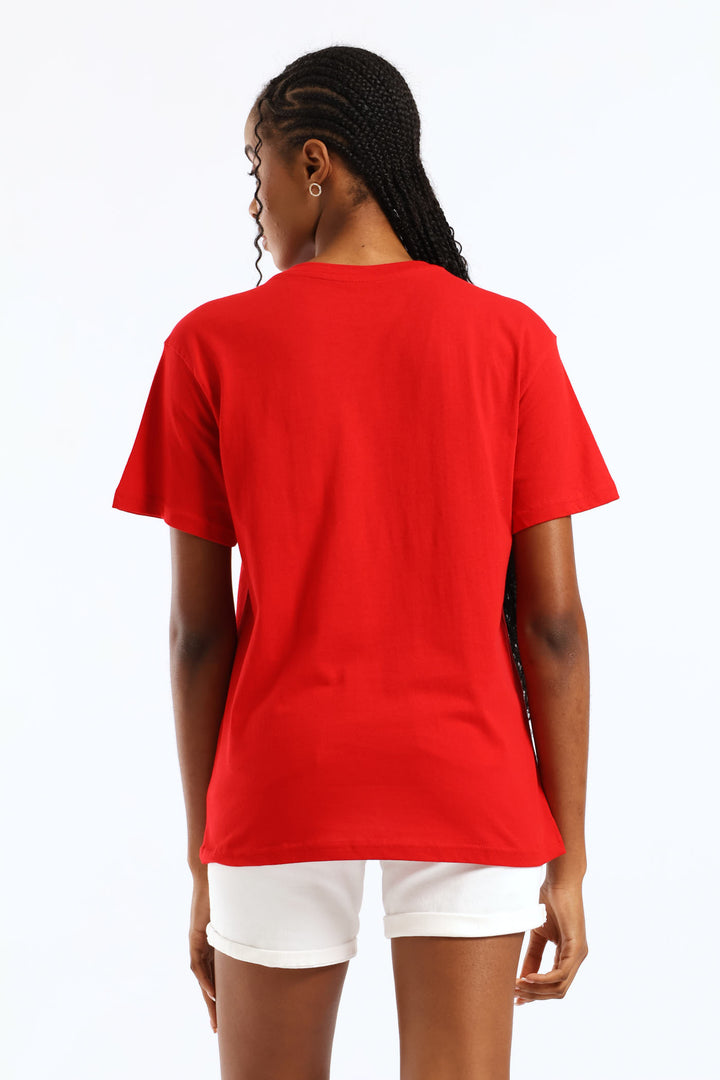 Falalalala Christmas Tee - Red