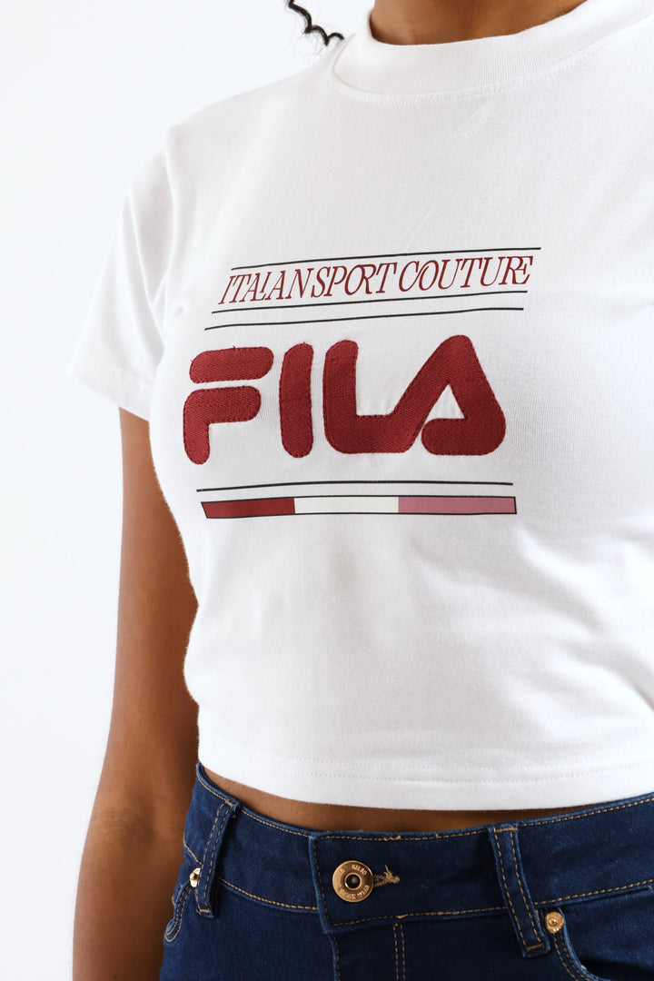 Renatta Crop Top - White