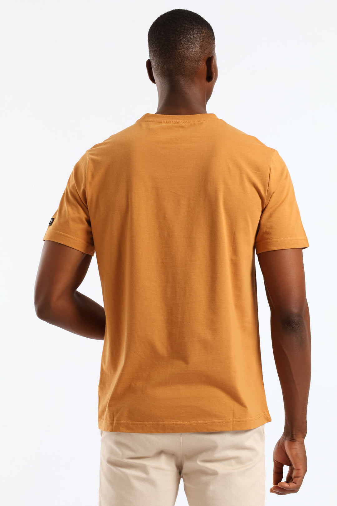 Fashion Star-Circle Graphic Tee - Caramel