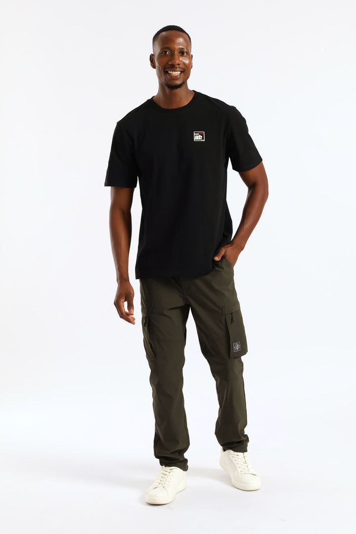 Compass Map Front & Back Tee - Black