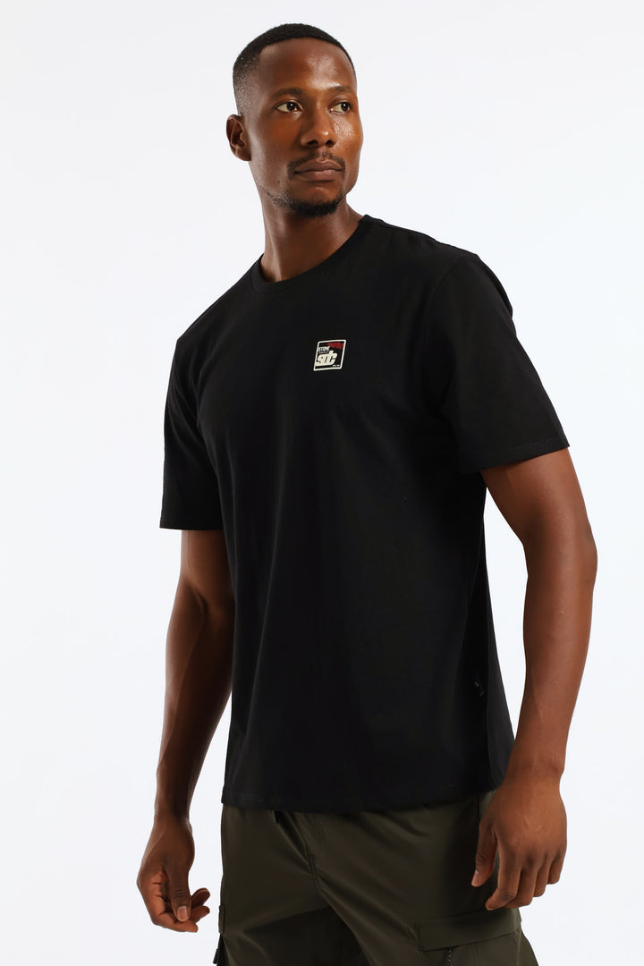 Compass Map Front & Back Tee - Black