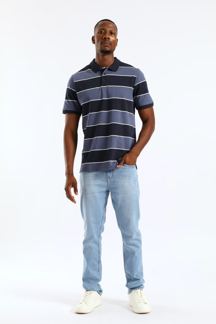 Slim Leg Denim - Light Wash