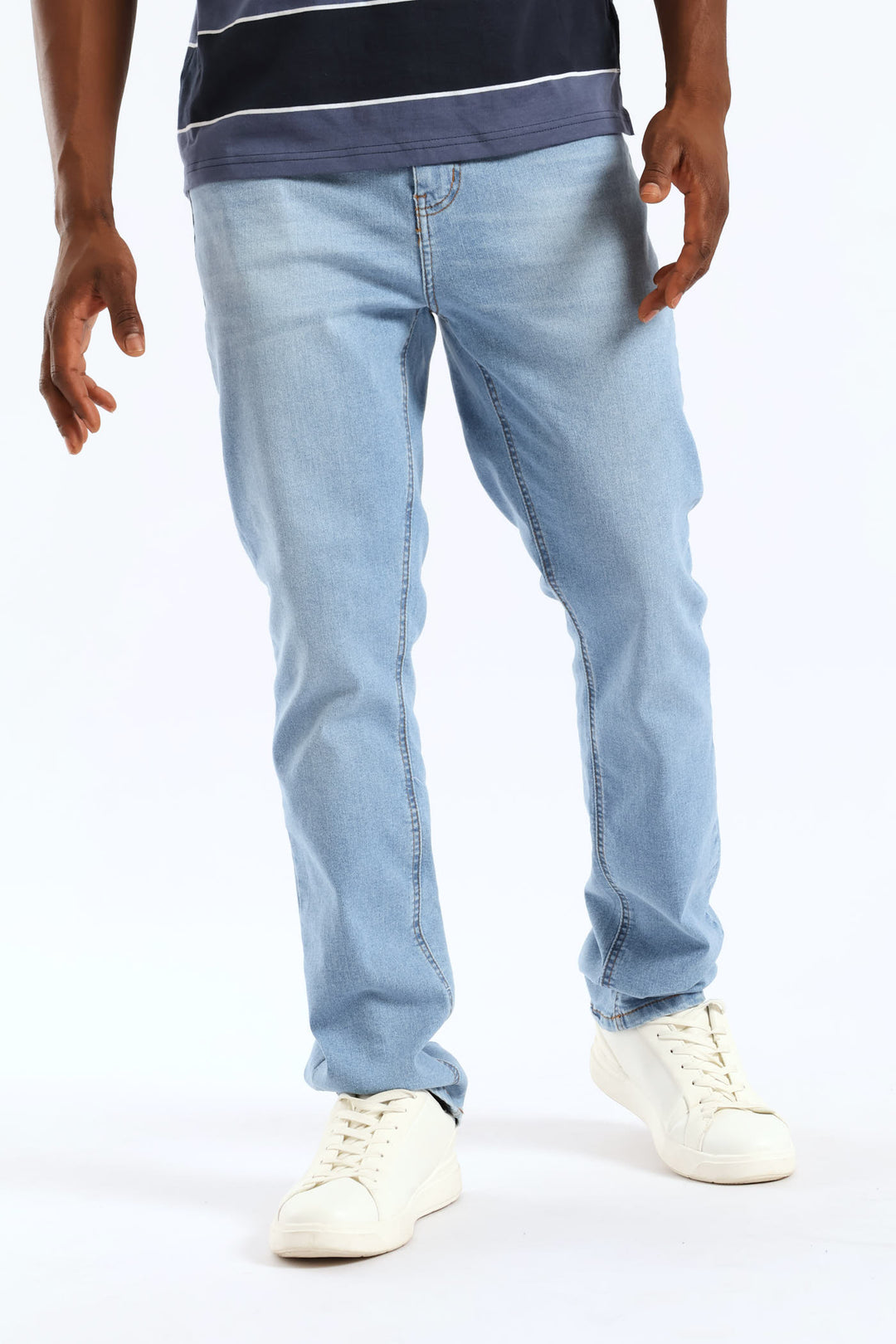 Slim Leg Denim - Light Wash