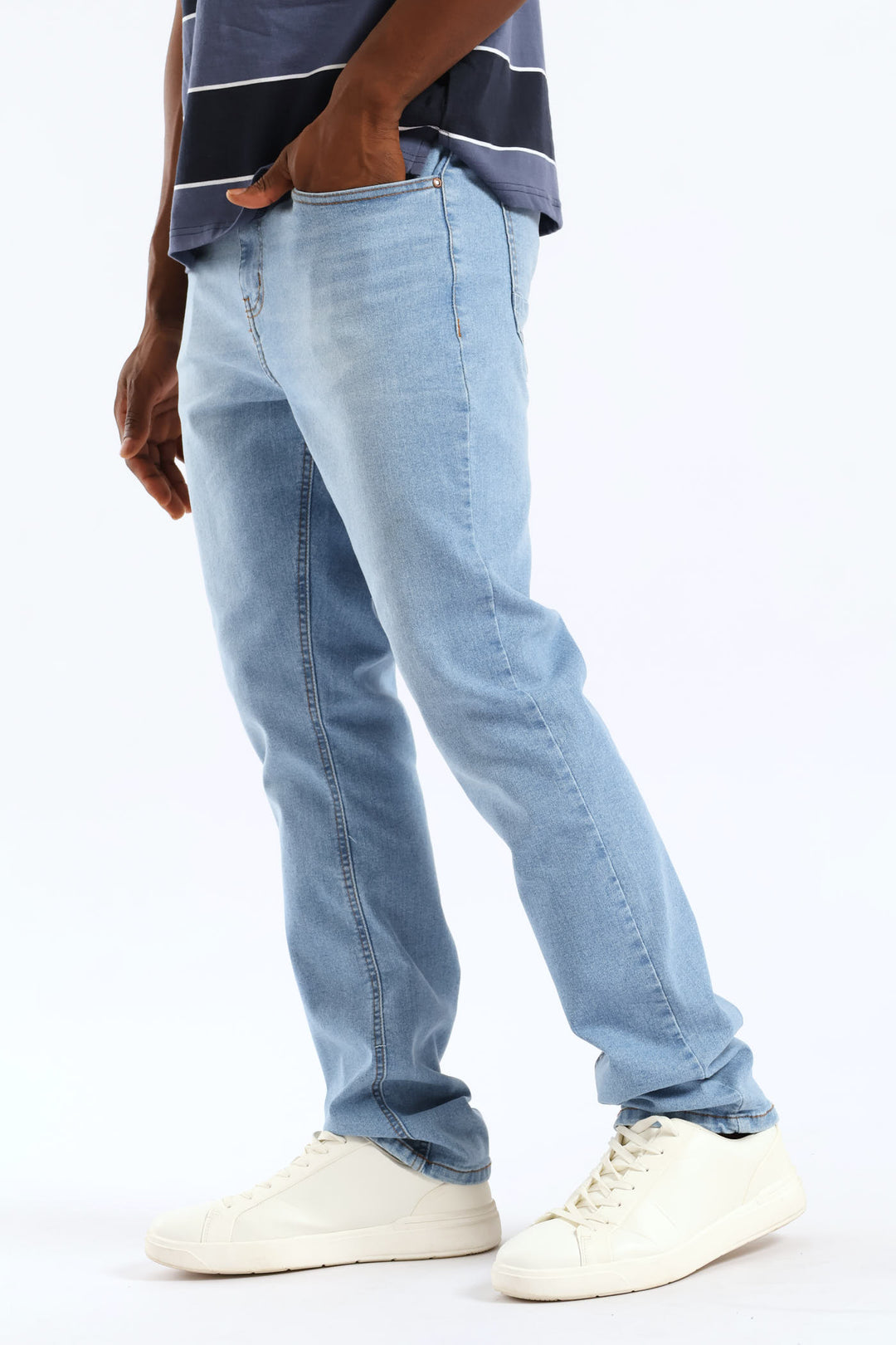 Slim Leg Denim - Light Wash