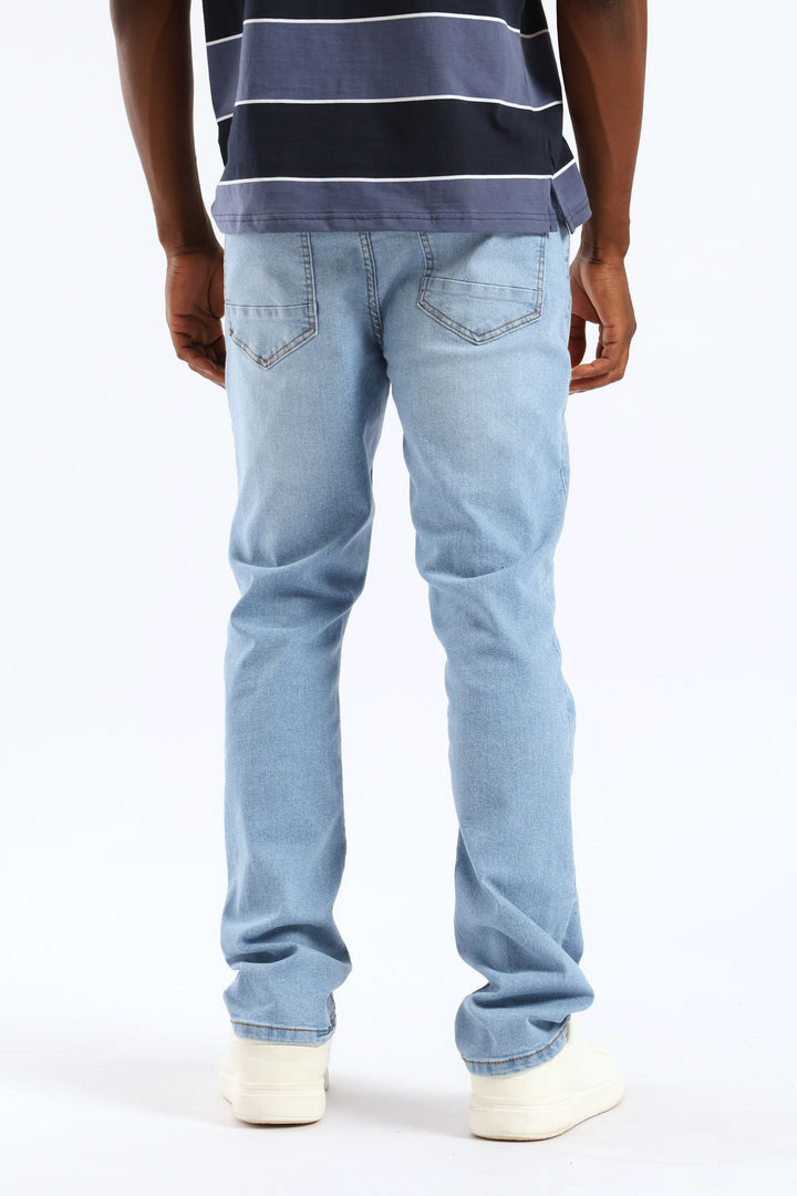 Slim Leg Denim - Light Wash