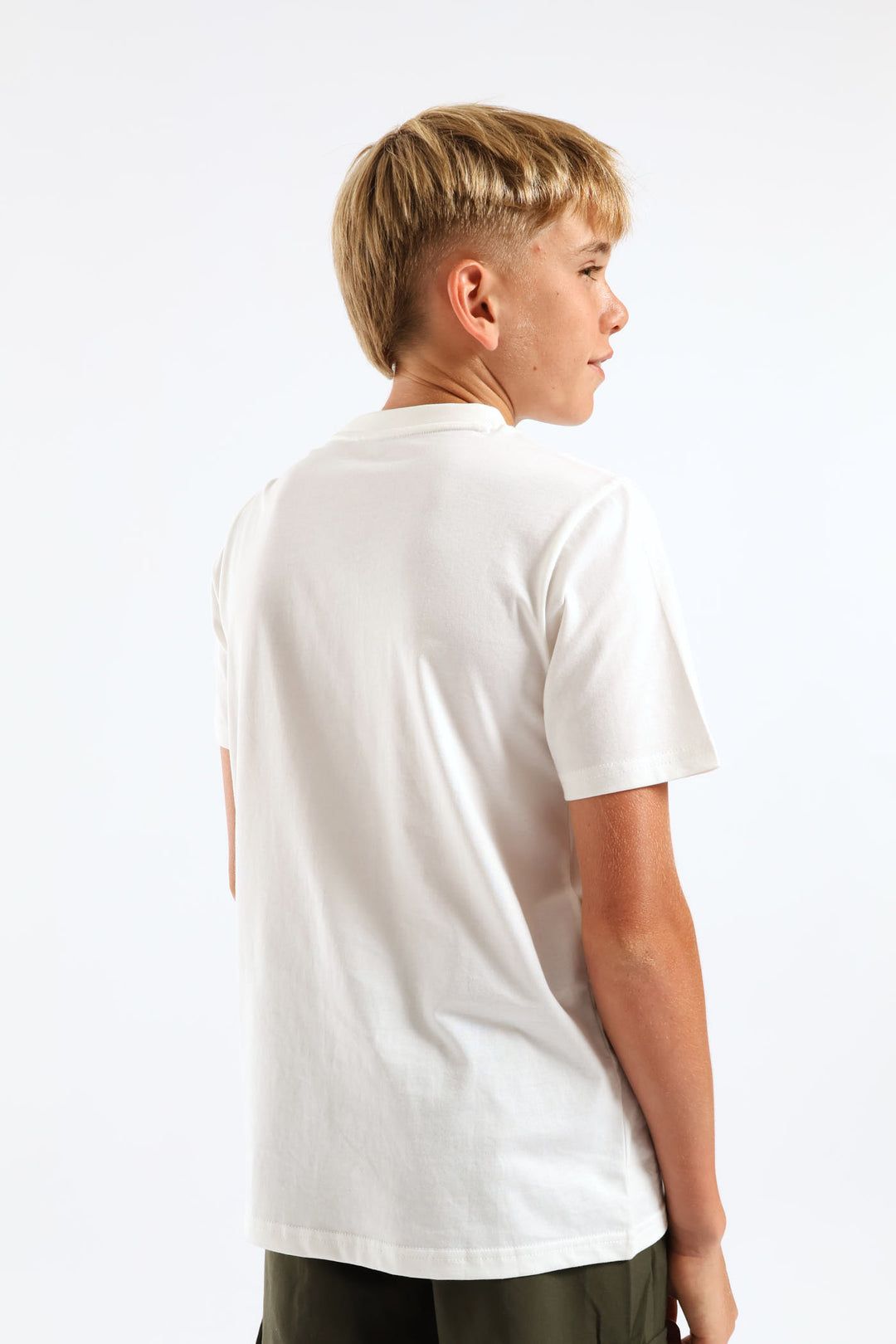 Boys Sport Tee - White