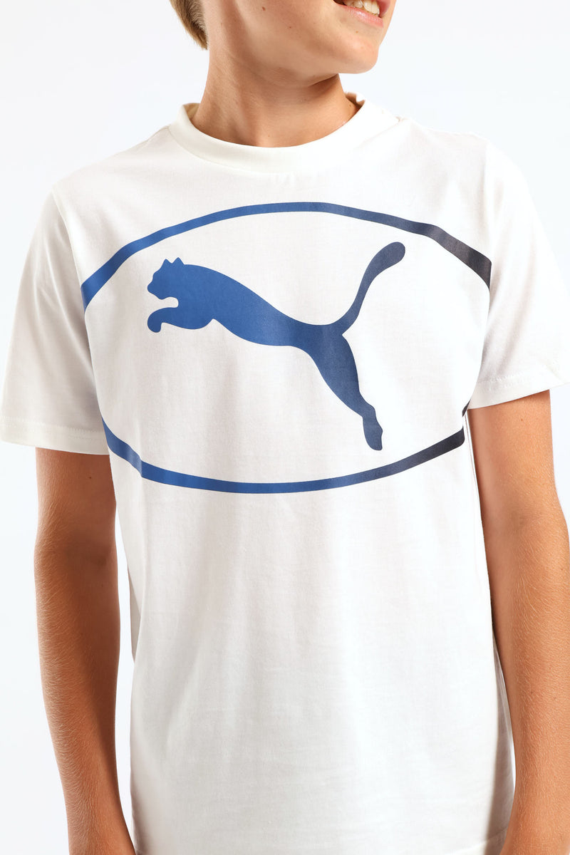 Boys Sport Tee - White
