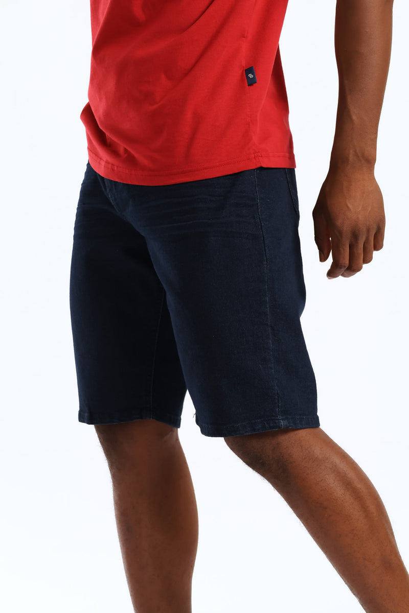 Denim Short - Blue/Black