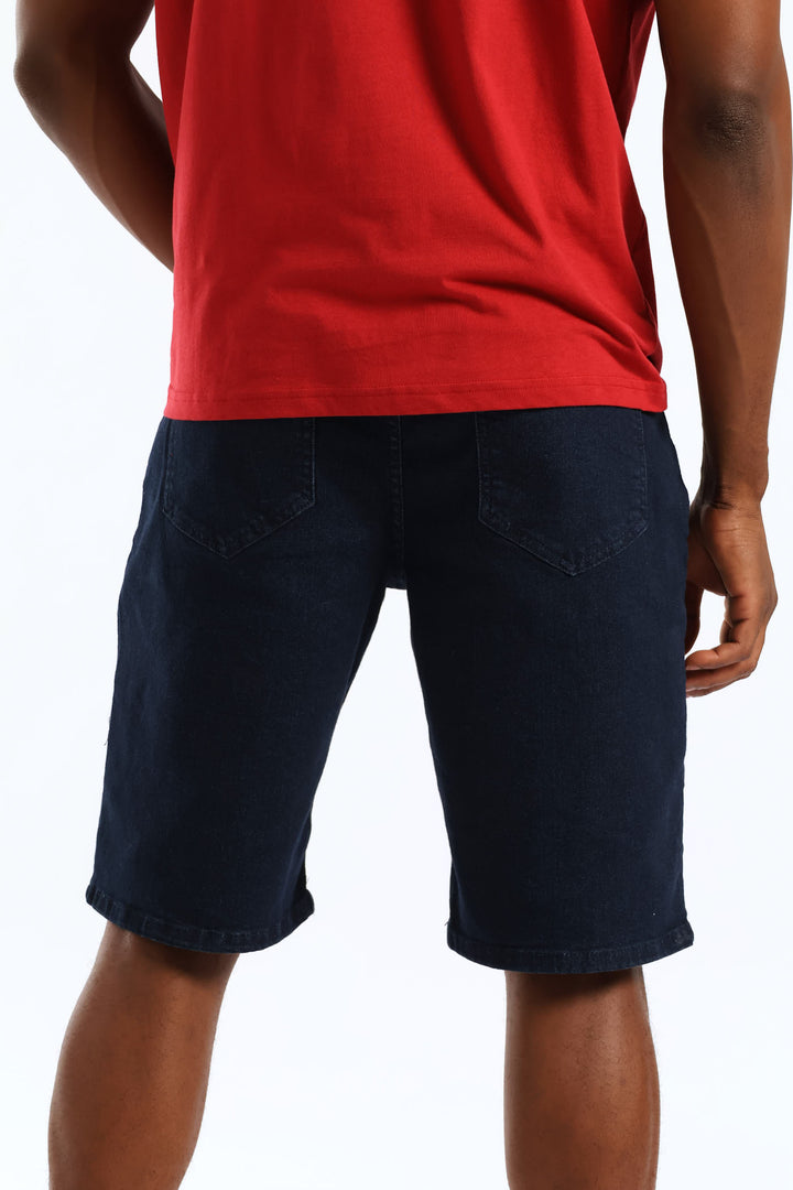 Denim Short - Blue/Black