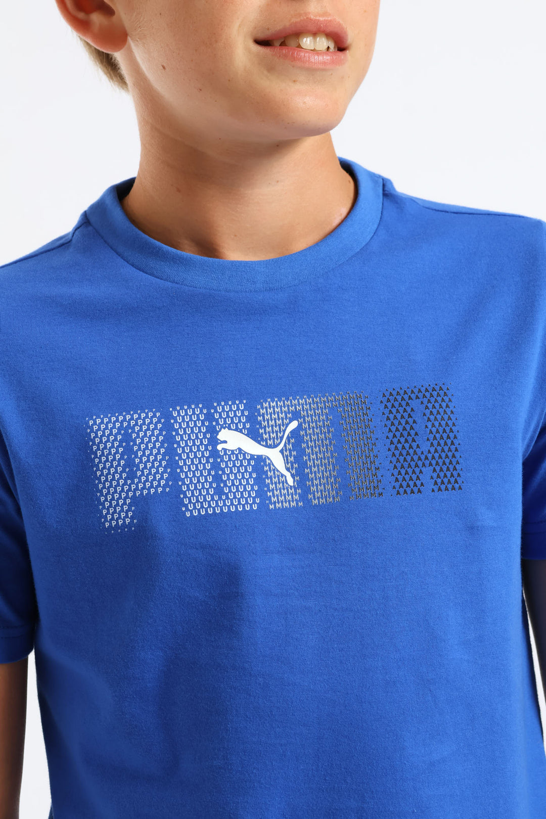 Boys Essential Logo Lab Tee - Blue