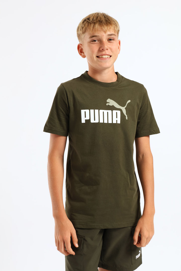 Boys Essential 2 Tee - Olive