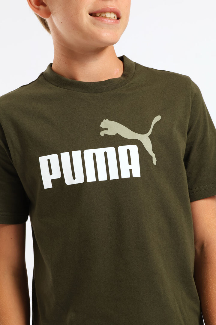 Boys Essential 2 Tee - Olive