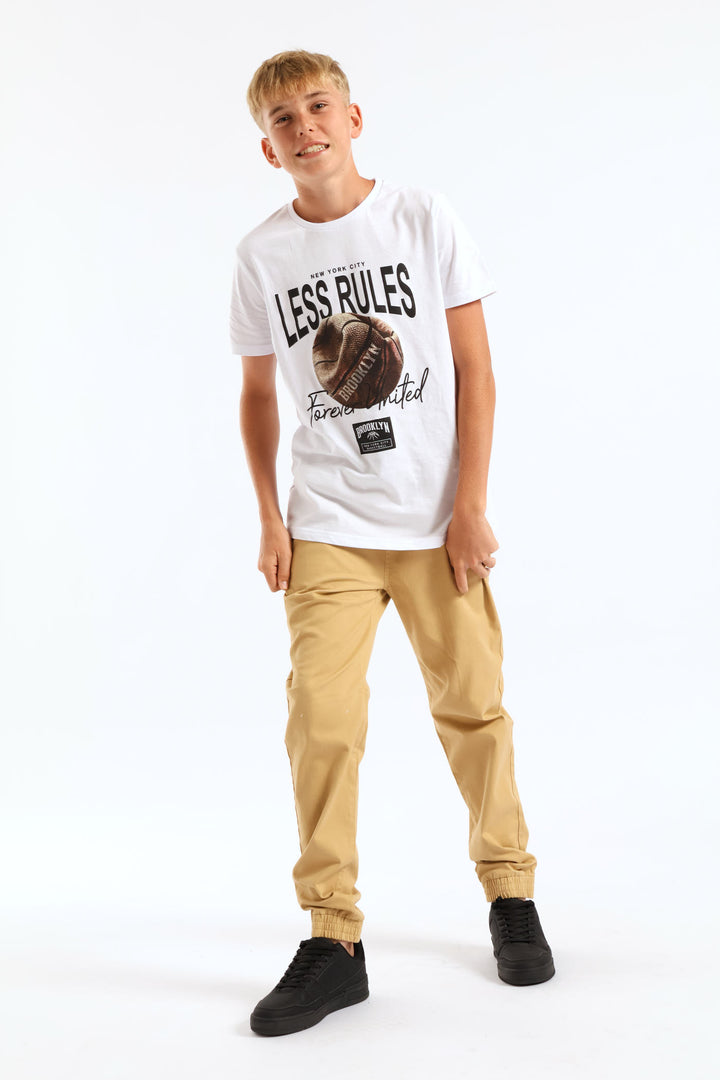 Boys Cotton Twill Jayson Jogger