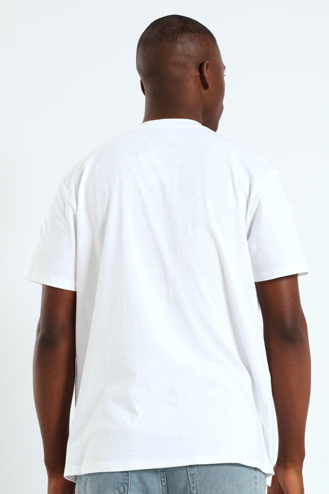 Basketball Print Tee - White