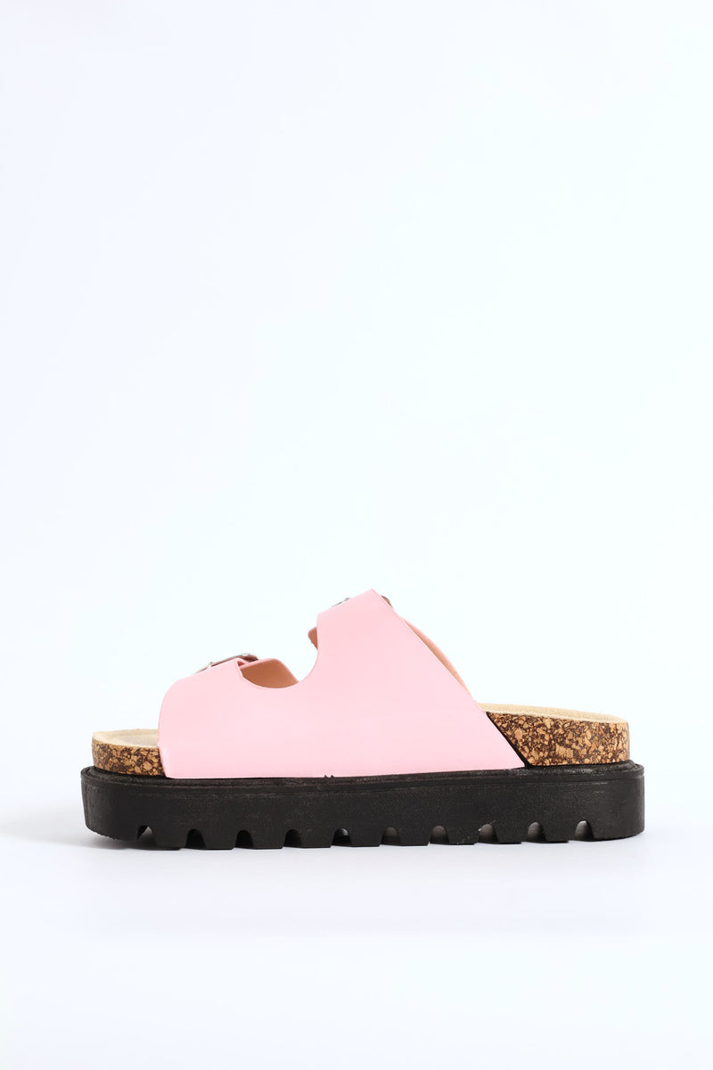 Girls Chunky Platform Health Sandal - Pink