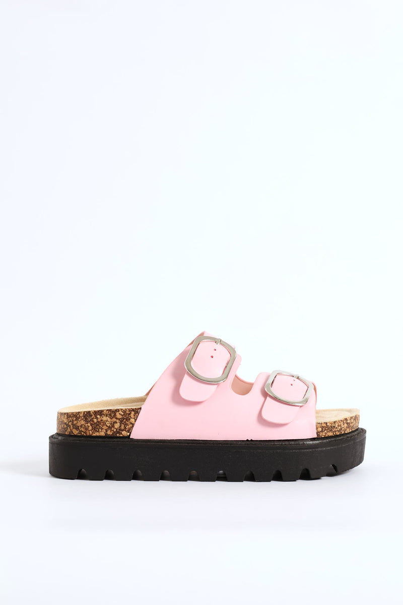 Girls Chunky Platform Health Sandal - Pink