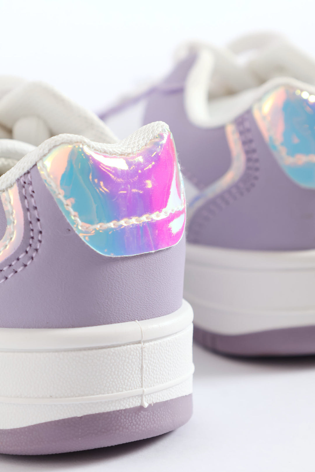 Pre-Girls Trim Court Sneaker - Lilac