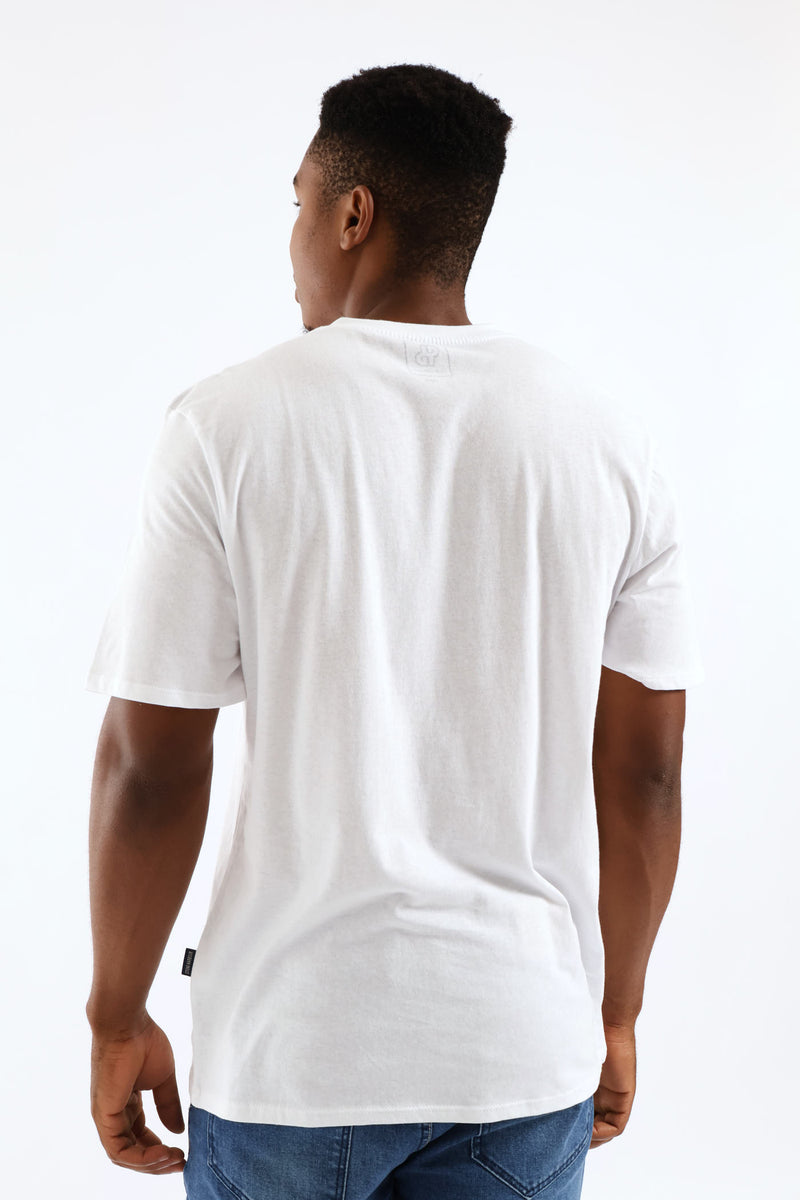 Originals Chest Stripe Tee - White