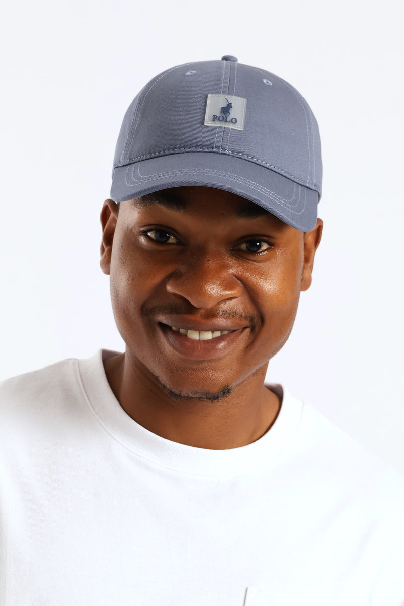 6 Panel Badge Peak - Blue