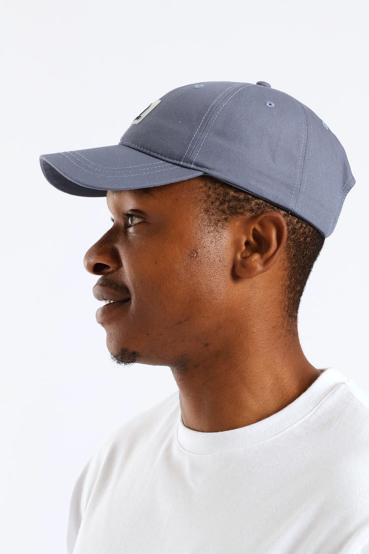 6 Panel Badge Peak - Blue