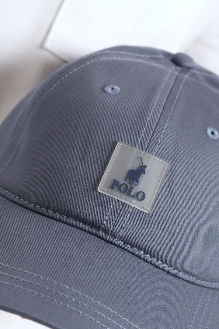 6 Panel Badge Peak - Blue