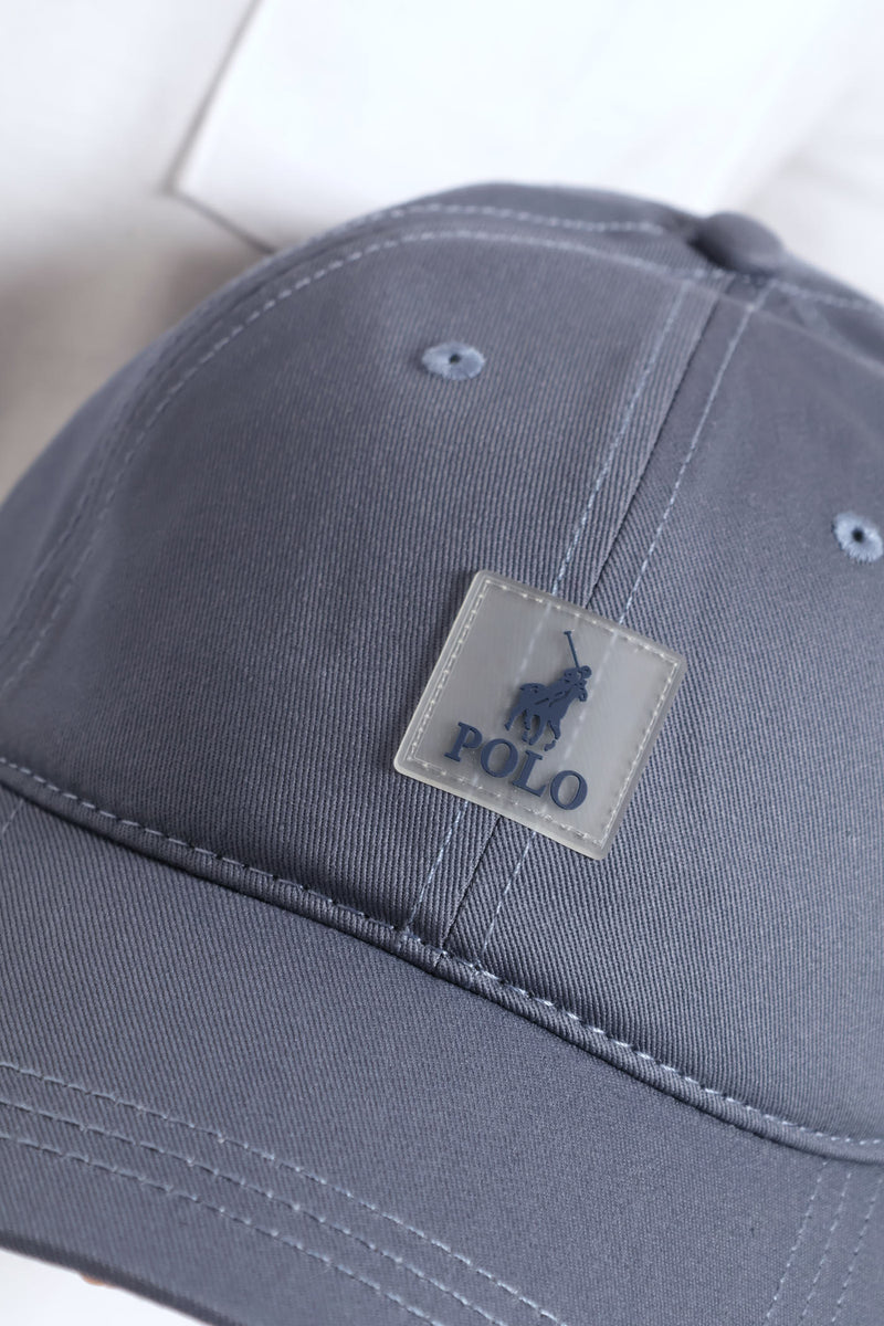 6 Panel Badge Peak - Blue