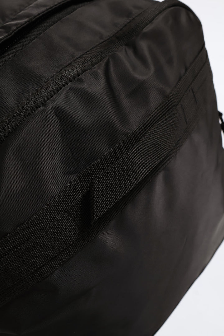 Nylon Holdall Bag - Black