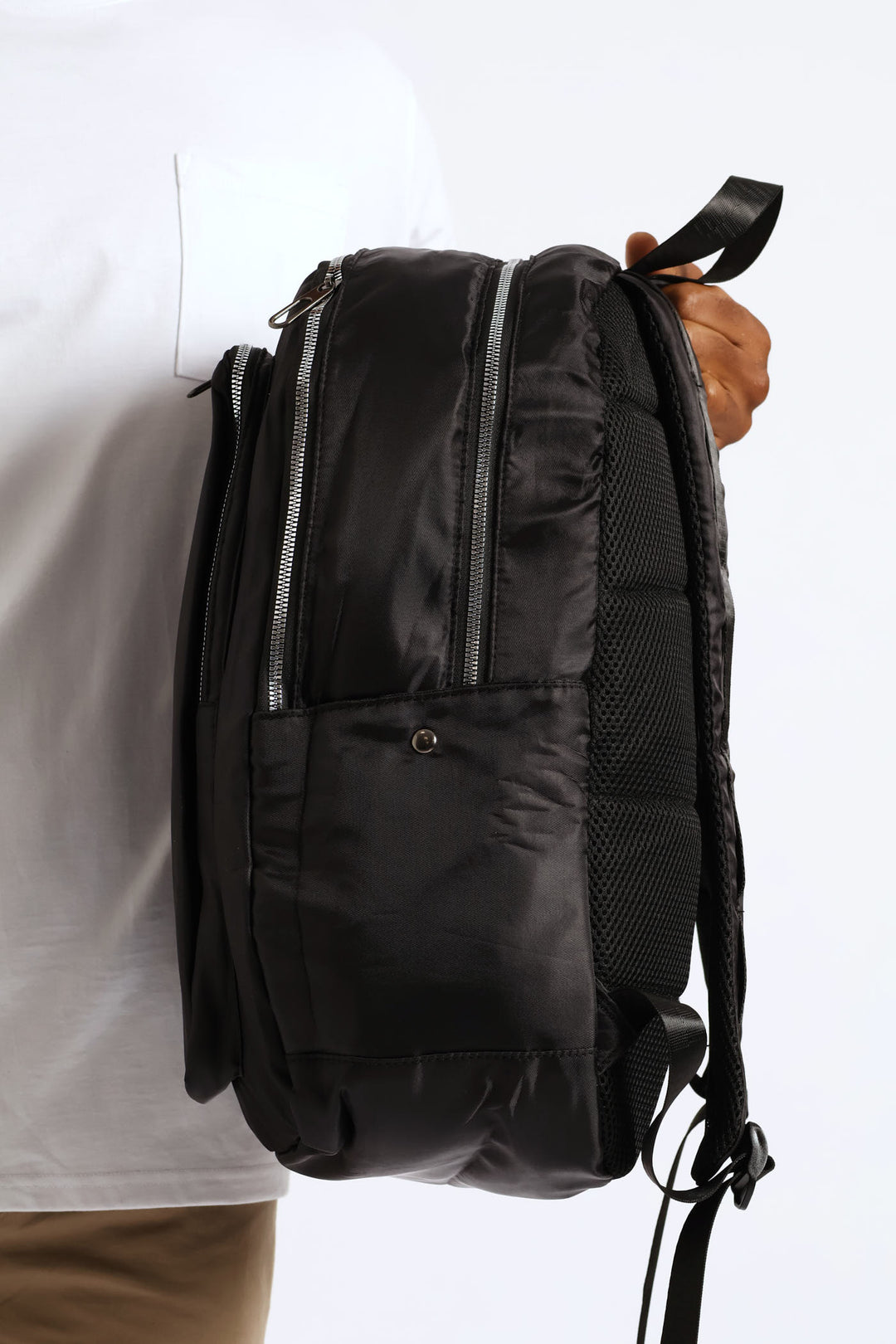 Zipped Backpack - Black